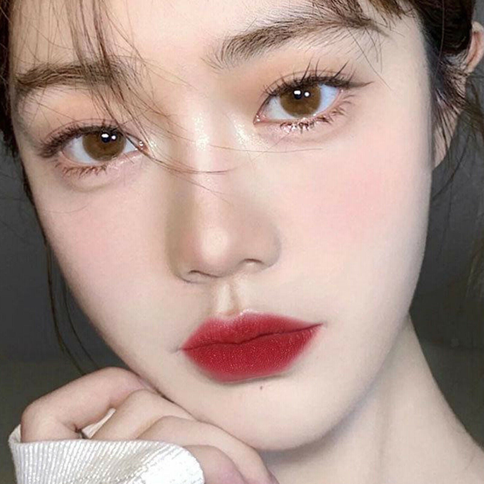 4pcs Velvet Matte Lip Glaze Set 4 Colors Waterproof Lip Gloss for Women