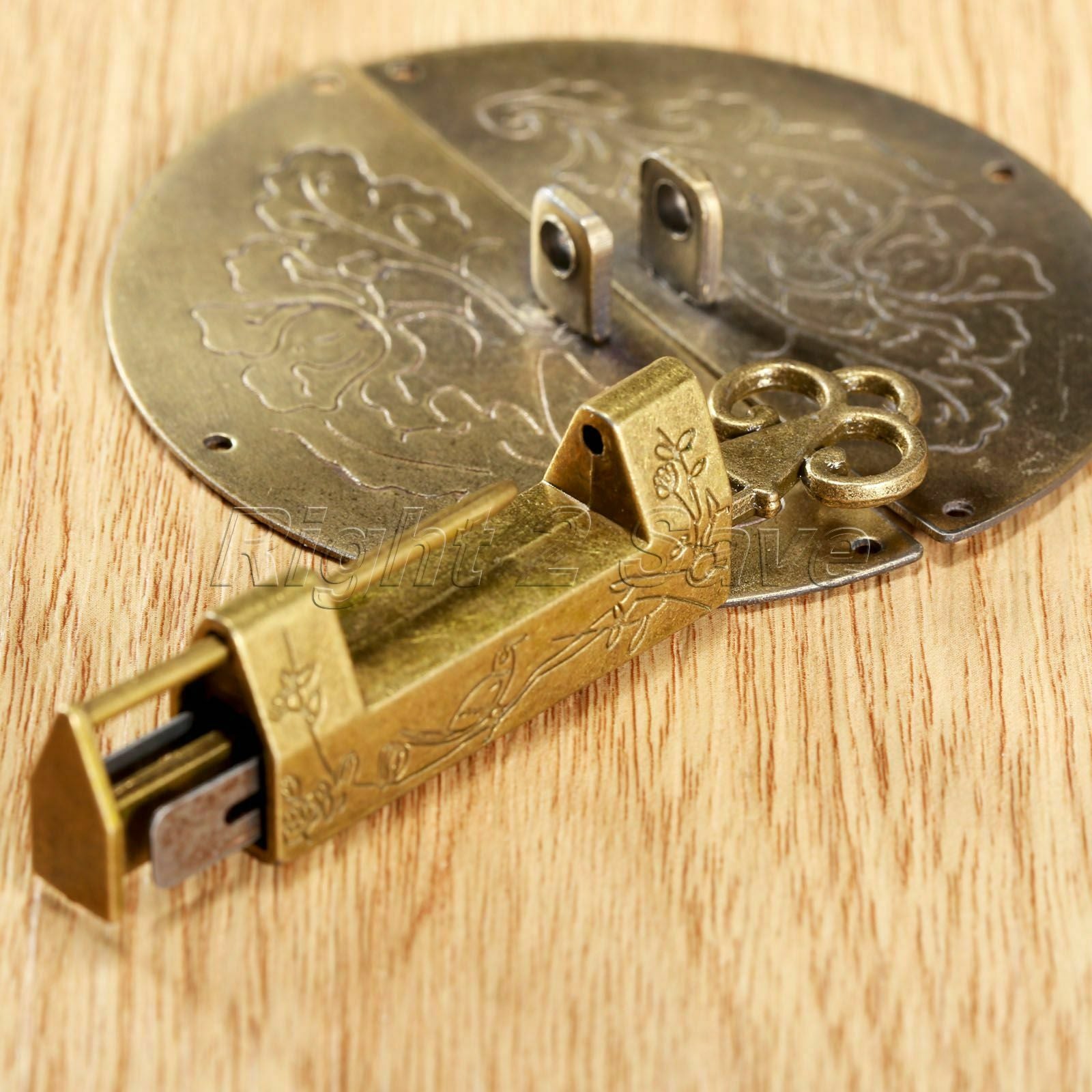Chinese Old Style Decorative Furniture Retro Lock Kit Pull Handle Door Knock
