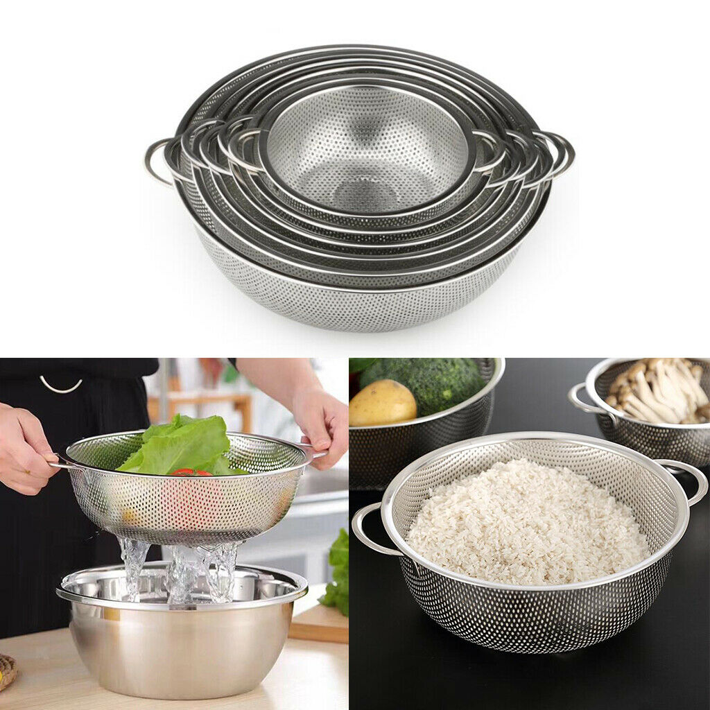 Rice Vegetable Strainer Kitchen Drain Basket Colander Kitchen Supplies