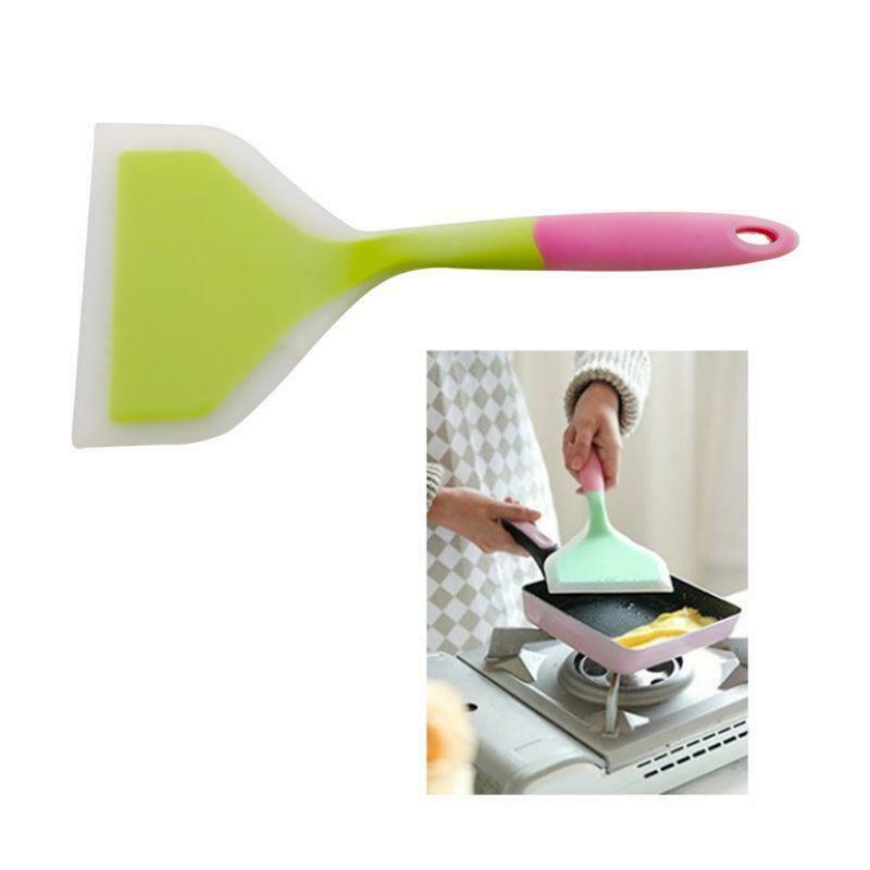 Non-stick Omelette Spatula Durable Heat-resistant Silicone Cooking Tools Wide