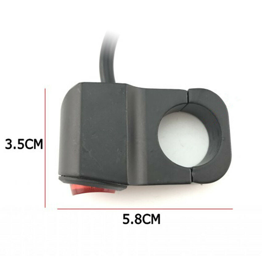 Motorcycle Handlebar ATV Bike ON-OFF Button Switch for headlight Handlebar Botto