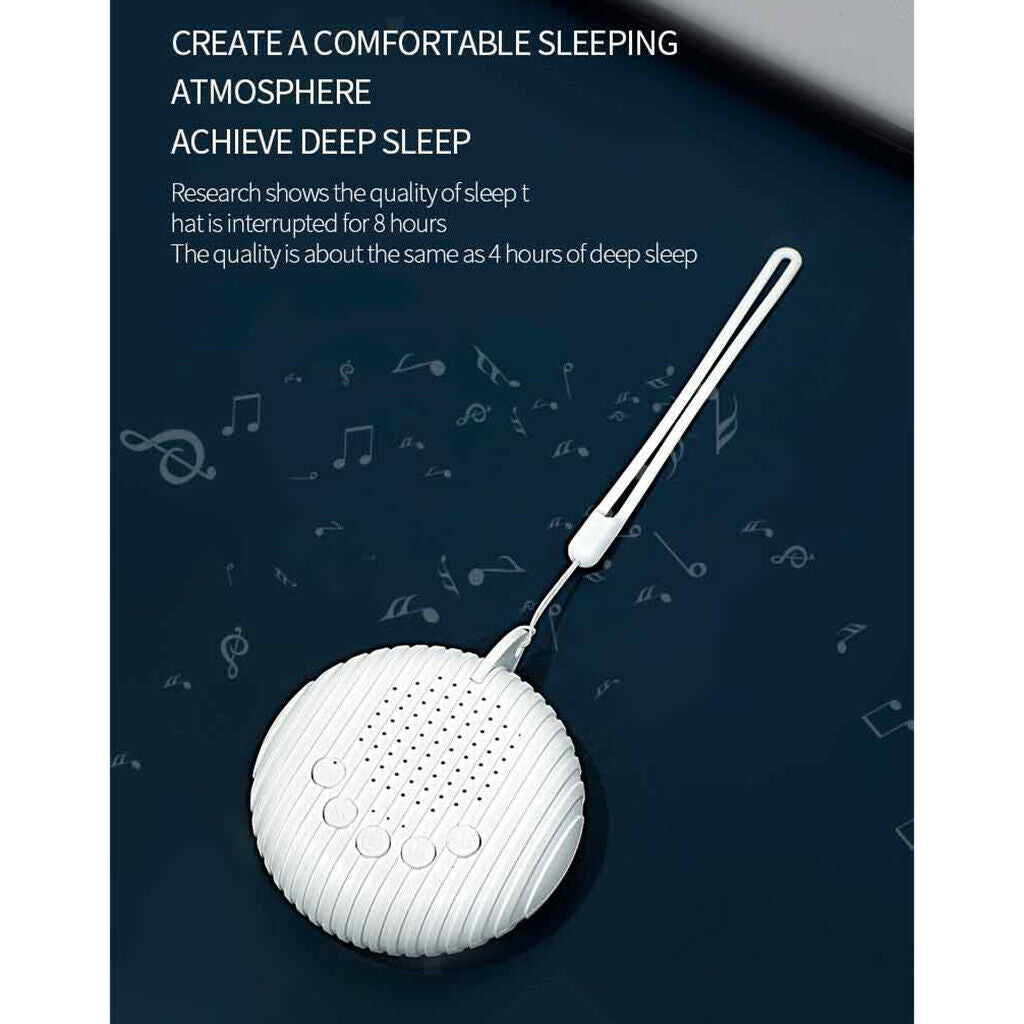 Mini USB White Noise Machine Sound Sleep Machine Therapy 9 Relaxing Sounds