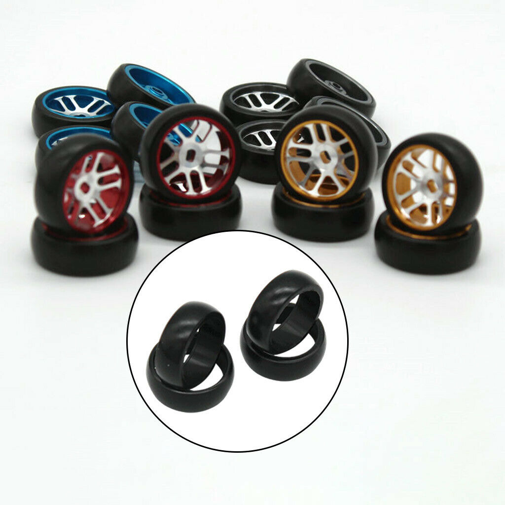 4X RC Drift Tire Fit for WLtoys K989 K979 K999 mini-q 1:28 RC Hobby Car