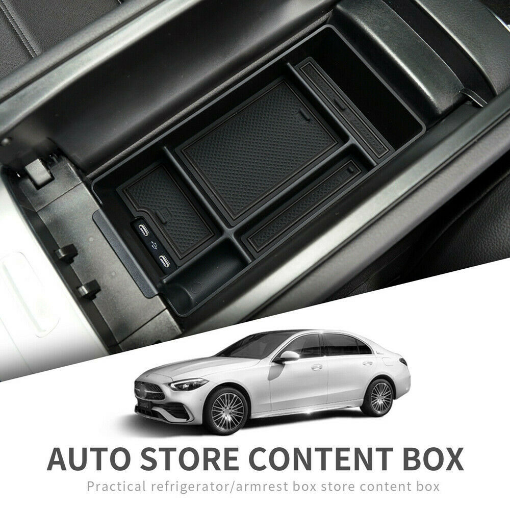 2022 Car Center Console Tray Storage Box For Mercedes-Benz C-Class C200L 260L