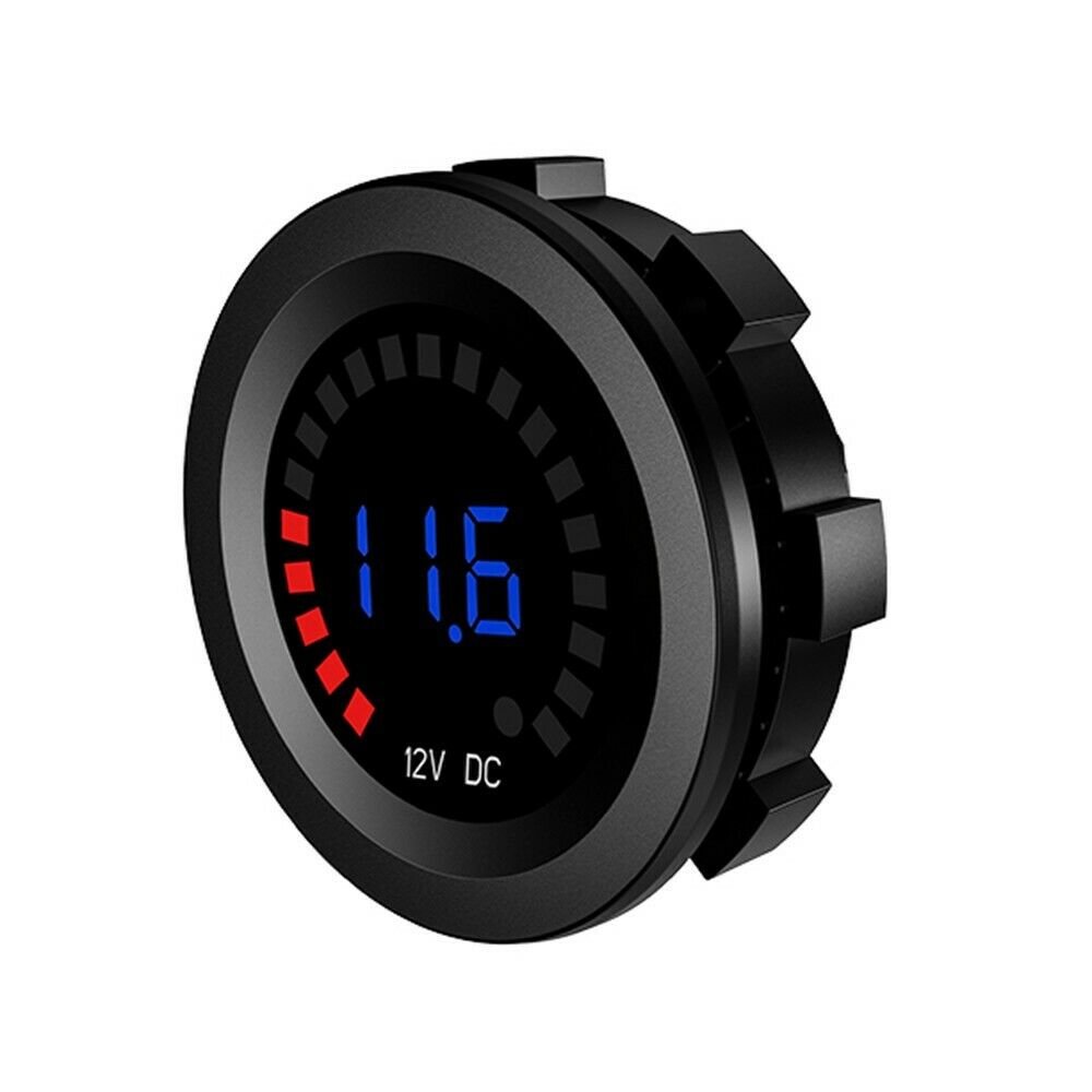 12V General Led Voltmeter Marine Part Replacement General Car Modified Voltmeter