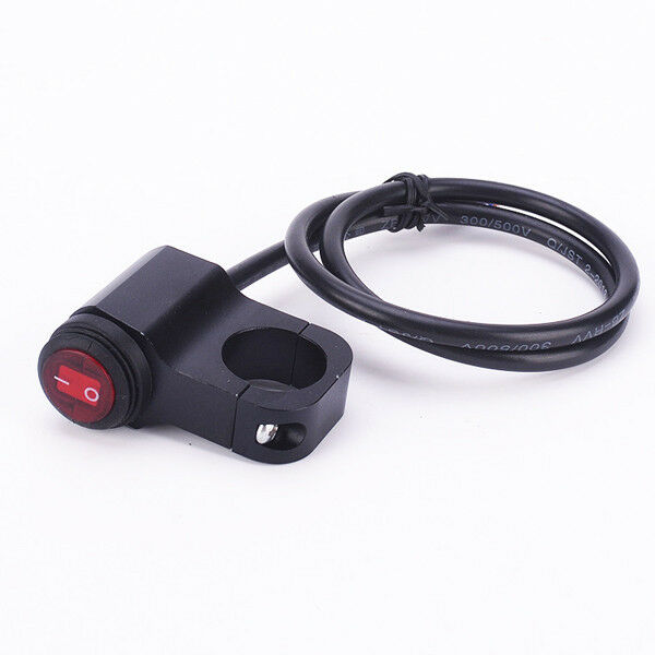 Motorcycle Motorbike Handlebar Headlight Fog Spot Light On Off Switch 12V ATV