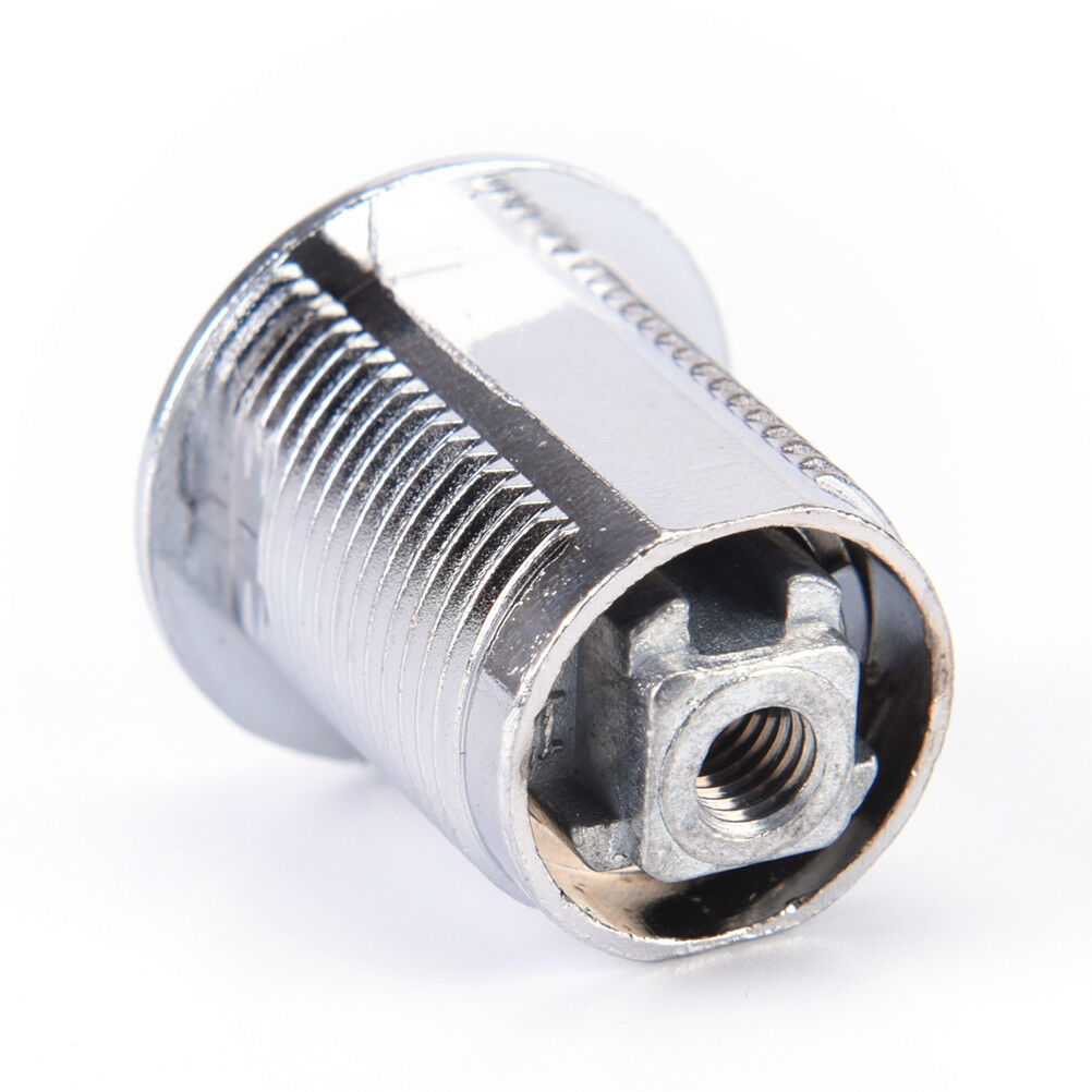 Tool Box Furniture Locking 19mm Dia Thread Cylinder Cam Lock with Key tdJ.l8