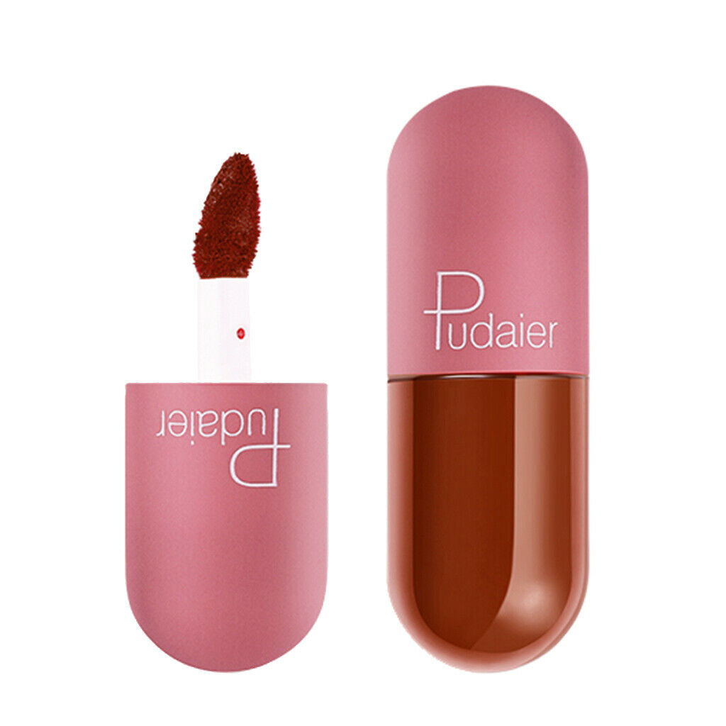 Women Matte Liquid Lip Gloss Beauty Glaze Lipstick Waterproof LongLasting 8