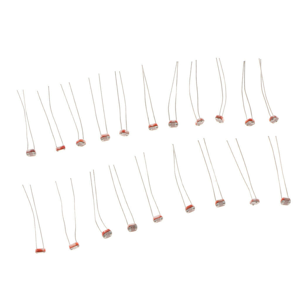 20PCS Photoresistor GL5537 5537 LDR Photo Resistors Light-Dependent Resistors