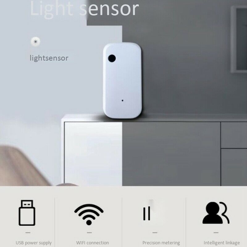 for Tuya WIFI Smart Light Sensor Smart Home Light Automation Sense Linkage ConV8