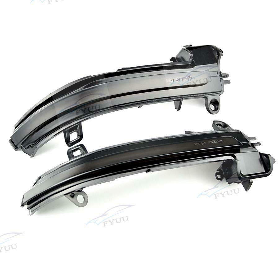 Dynamic Smoked Turn Signal LED Side Mirror Light For BMW 3 Series F30 F35 F80
