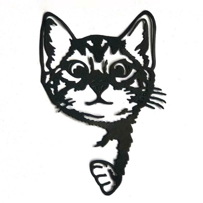 Cat Metal Cutting Dies Stencil Scrapbooking DIY Album Stamp Paper Card Mold