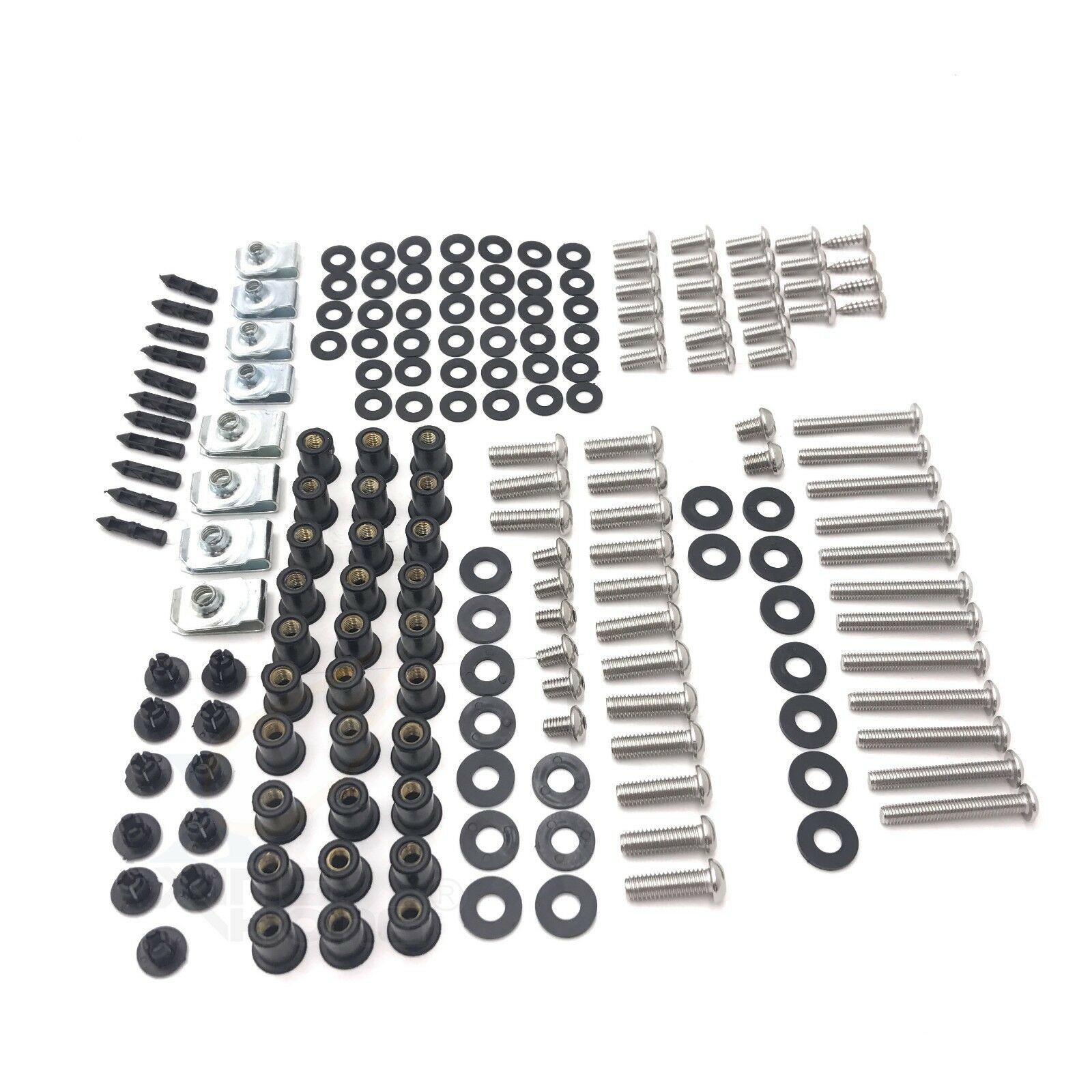 For KAWASAKI Ninja ZX6R ZX-6R 2007-2008 Complete Fairing Bolts Body Screws Kit