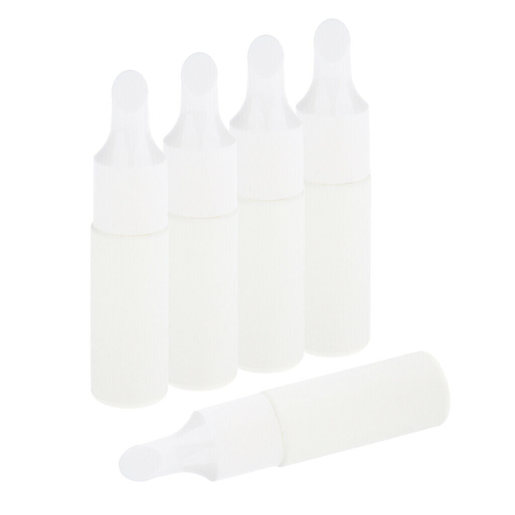 5 Pieces Soft Material Cosmetic Tattoo Color Squeeze Sample Bottle 10ML