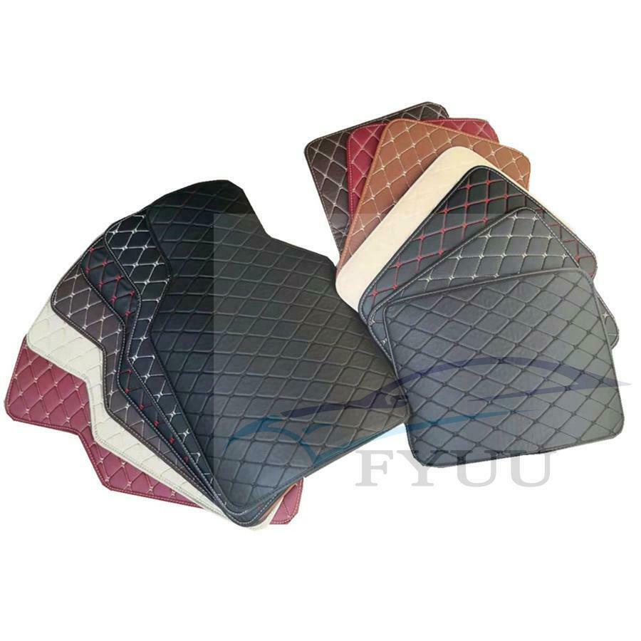 4pcs PU Leather  Car Floor Mats Front Rear Liner Weather Set Car Accessories