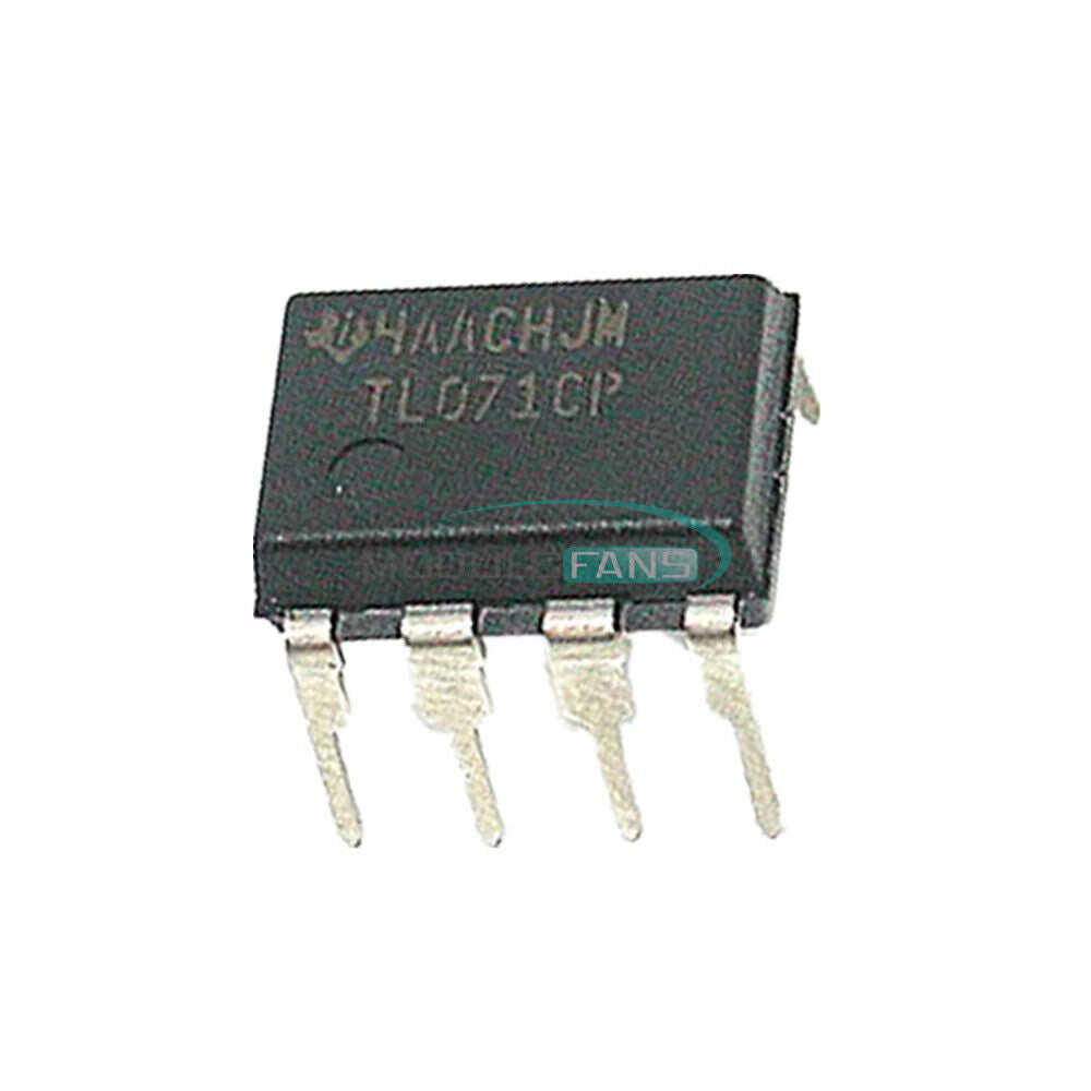 100PCS TL071CP TL071 DIP-8 Low Noise JFET Input Operational Amplifiers TI IC