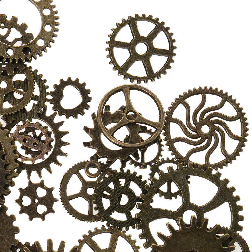 Steampunk Gear Charms Clock Watch Wheel Gear Parts DIY Jewelry Findings