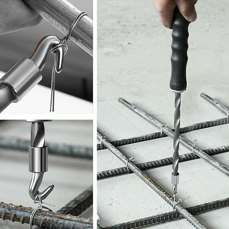 Rebar Tie Wire SemiAutomatic Retractable Hook Construction Site Tying Tool BitHN