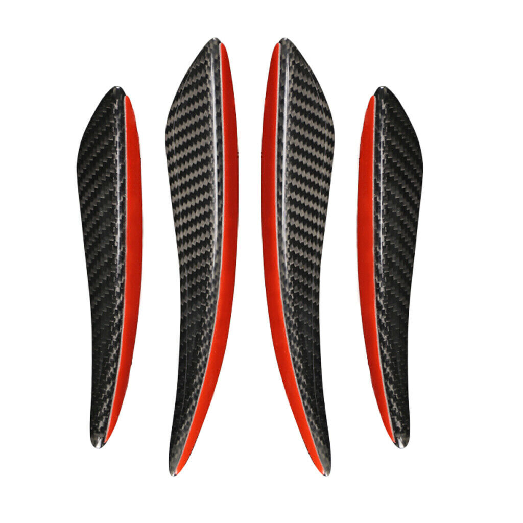 Decorate Black Carbon Fiber Body Kit Front Bumper Spoiler Canard Lip For BMW