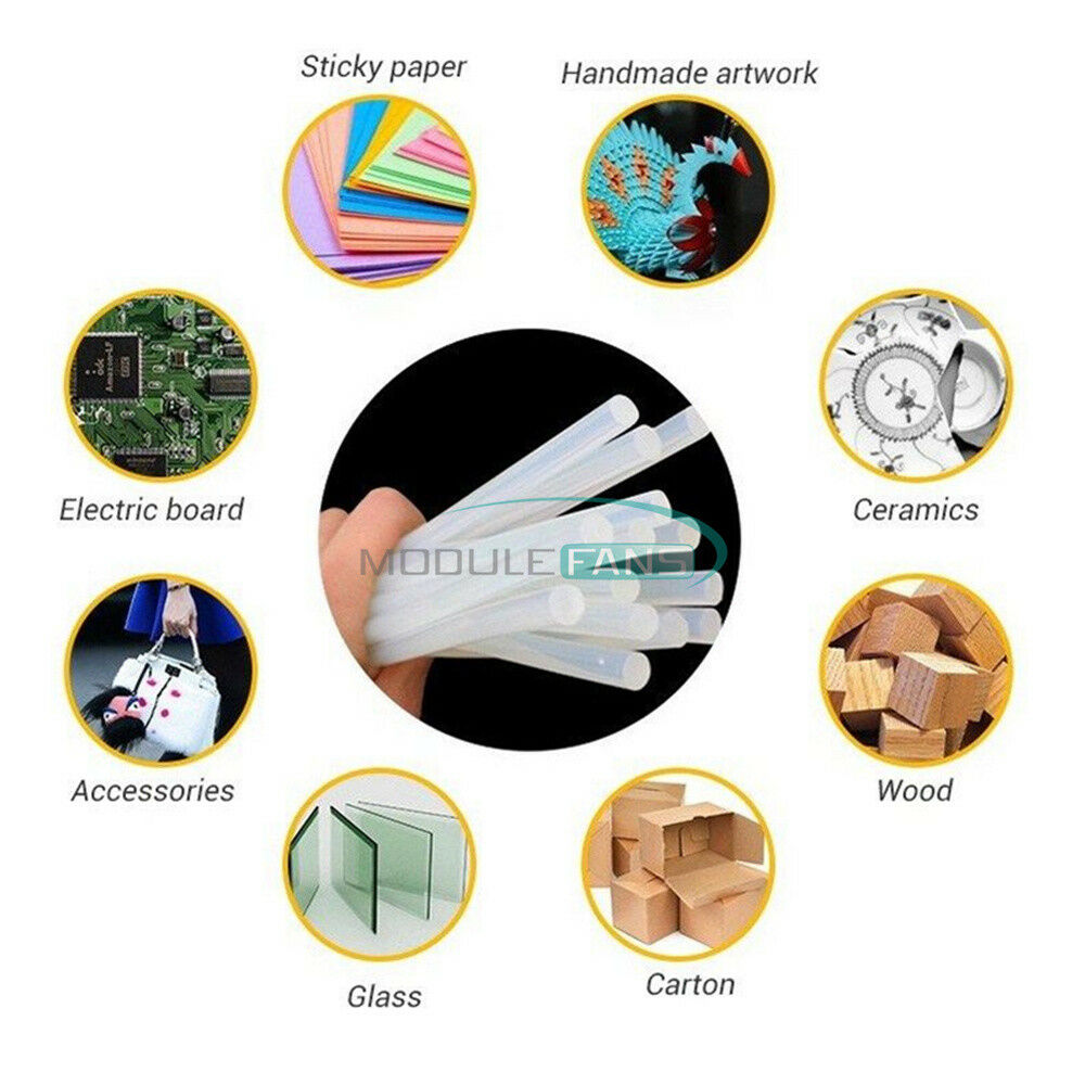 5PCS Adhesive Stick 7mm 25cm Hot Melt Glue for Craft Electric Tool Heating Gun