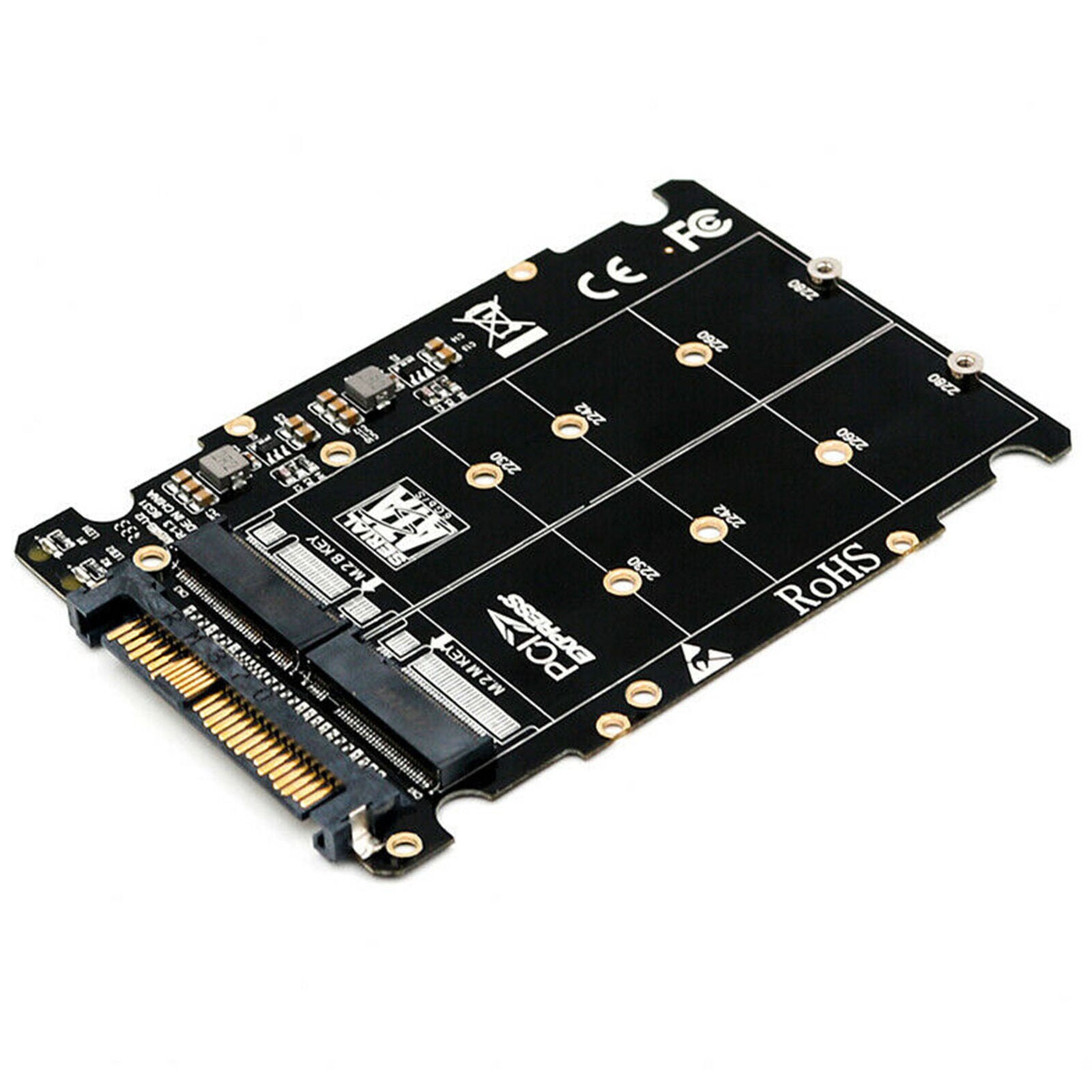 M.2 Ssd To U.2 Adapter 2In1 M.2 Nvme And Sata-Bus Ngff Ssd To Pci-E U.2 Sff J1T2