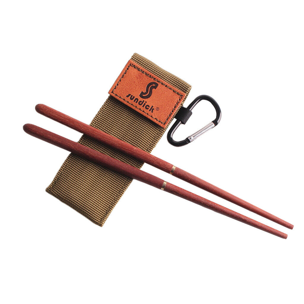 Outdoor Camping Foldable Chopsticks Travel Cutlery Set Chopsticks with Carry Bag