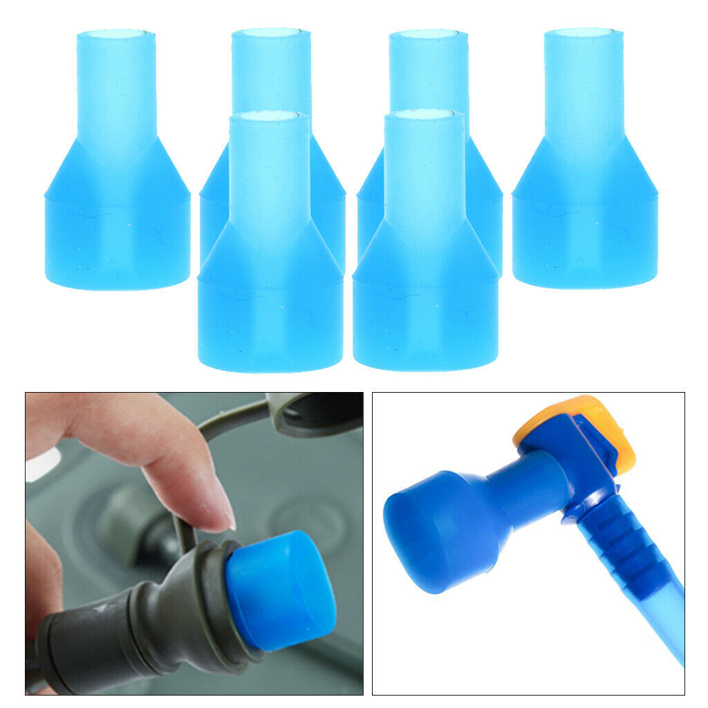 6Pcs Bite Valve Replacement Mouthpiece for Hydration Bladder and Water Backpack