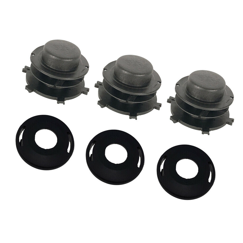 3x Spool   Kit for Stihl Head Cover 25-2 FS 90 100 110 120 130 55 80 83 85