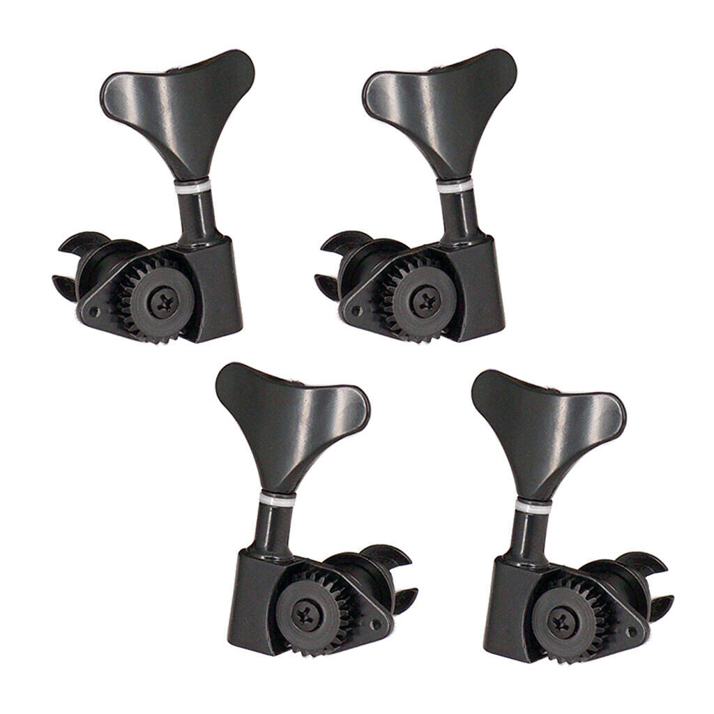 Pack of 4 Bass Machine Tuning Peg Keys Knob Alloy Instrument Accessories Set