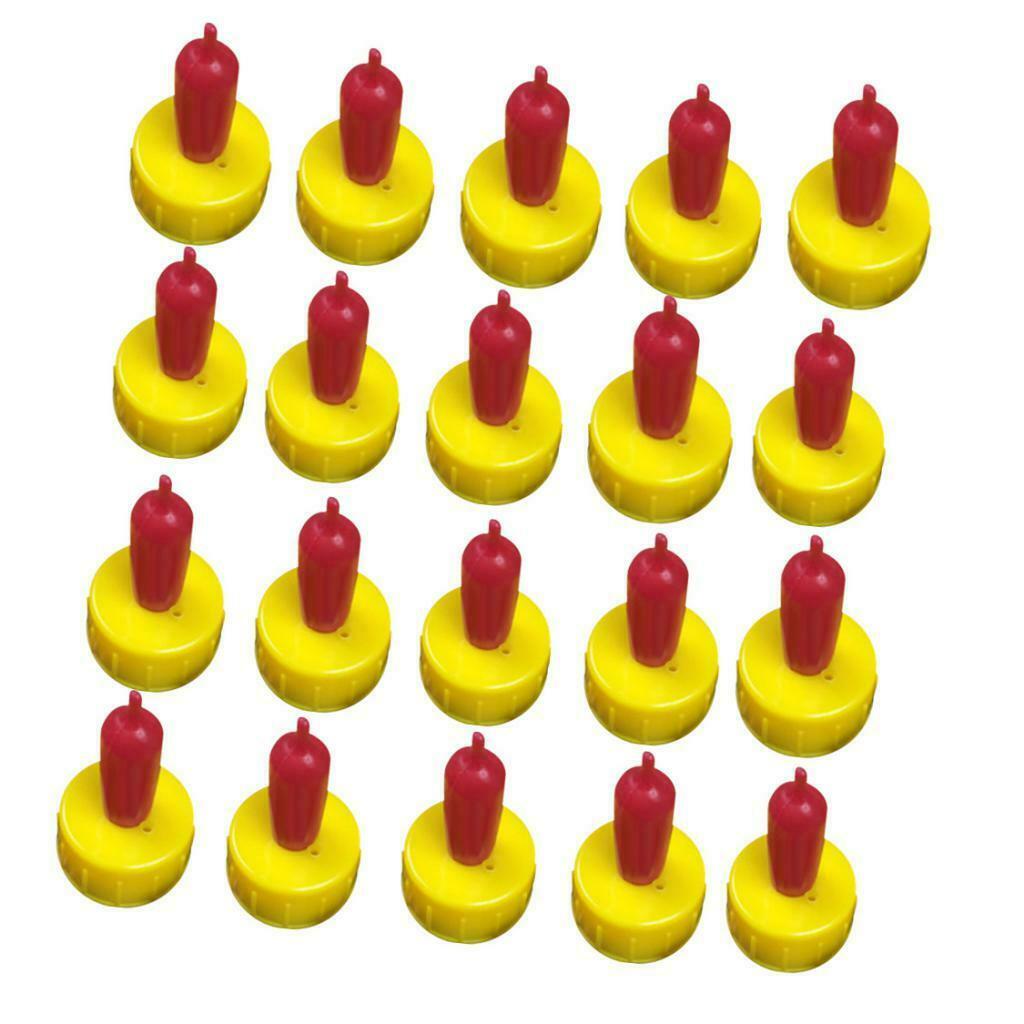 Pack of 20 Lamb Pet Nipple Teat Orphan Ewe Sheep Feeder Bottle Feeding Milk