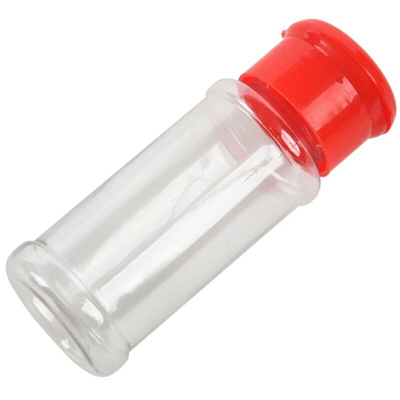12 Pcs Plastic Spice Salt Pepper Shakers Seasoning Jar Can Barbecue Condiment L1