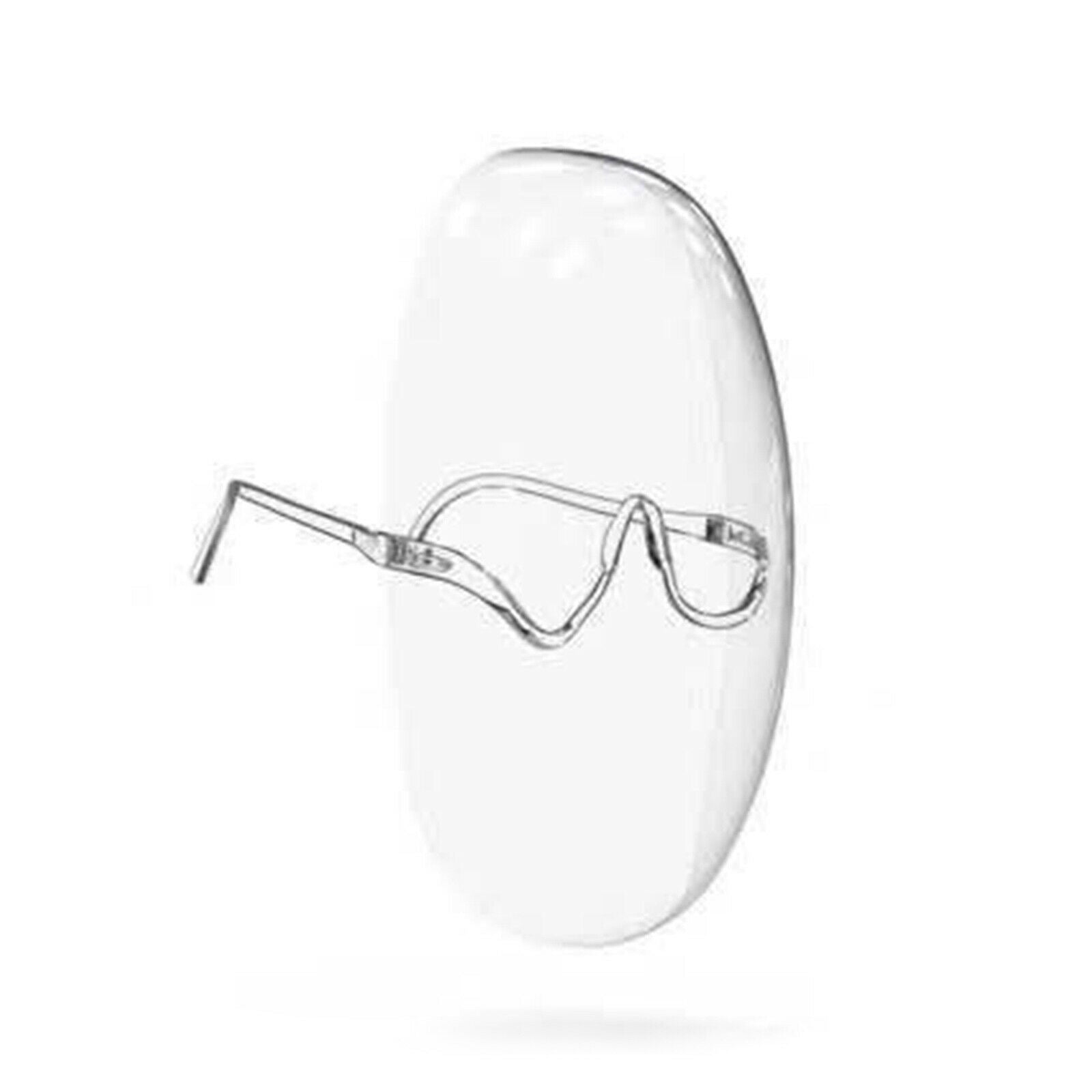 Face Shield w/ Glasses Frame Visor Anti-Spray Eyewear Reusable Waterproof