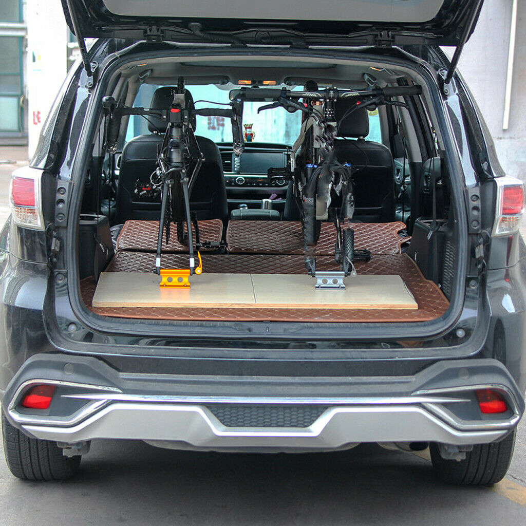 2 Pieces Car Roof Bike Rack Quick Release Vehicles Holder Transport Lock