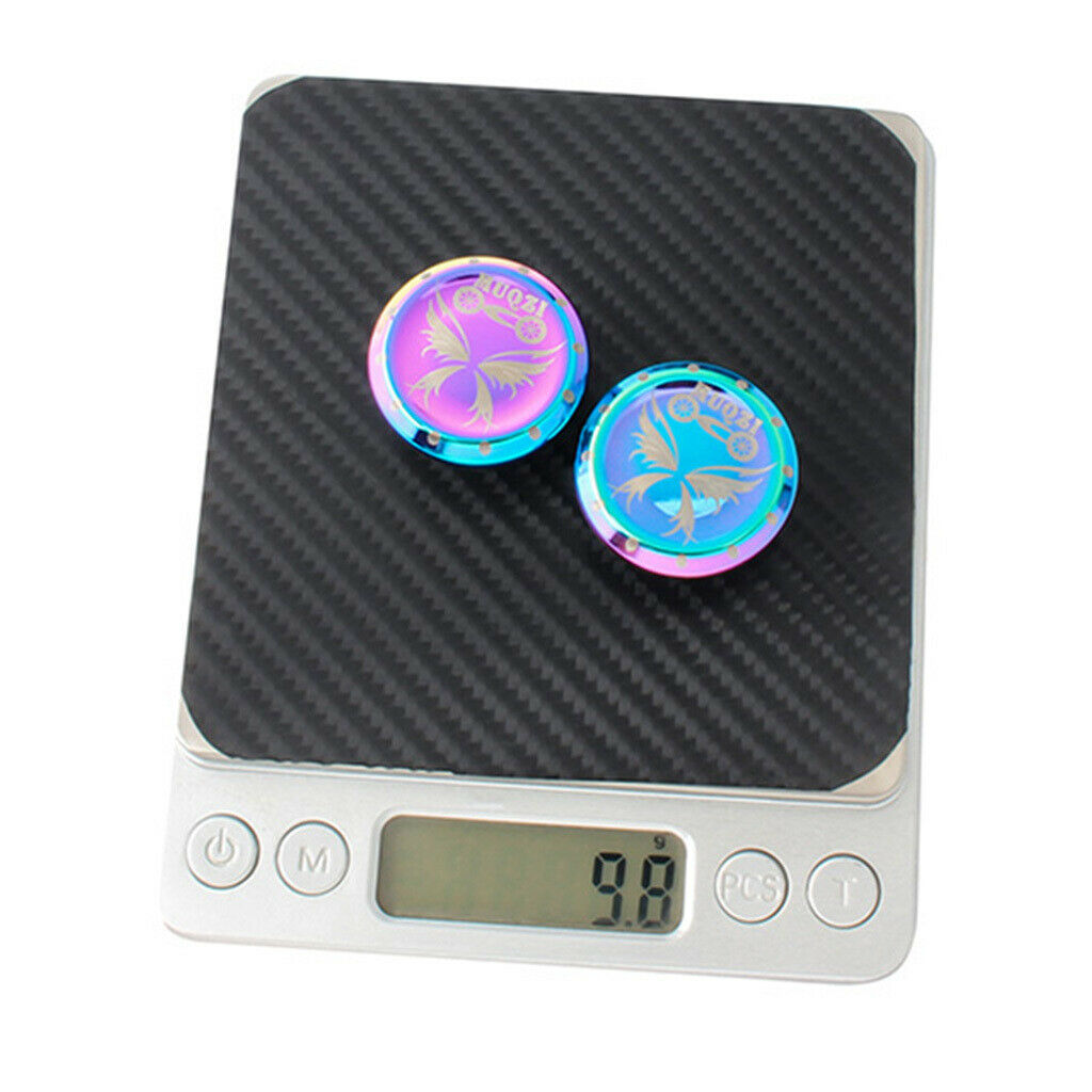 Pair Push-In Bike Handlebar End Plugs Caps Handle Bar Grips Ends Colorful