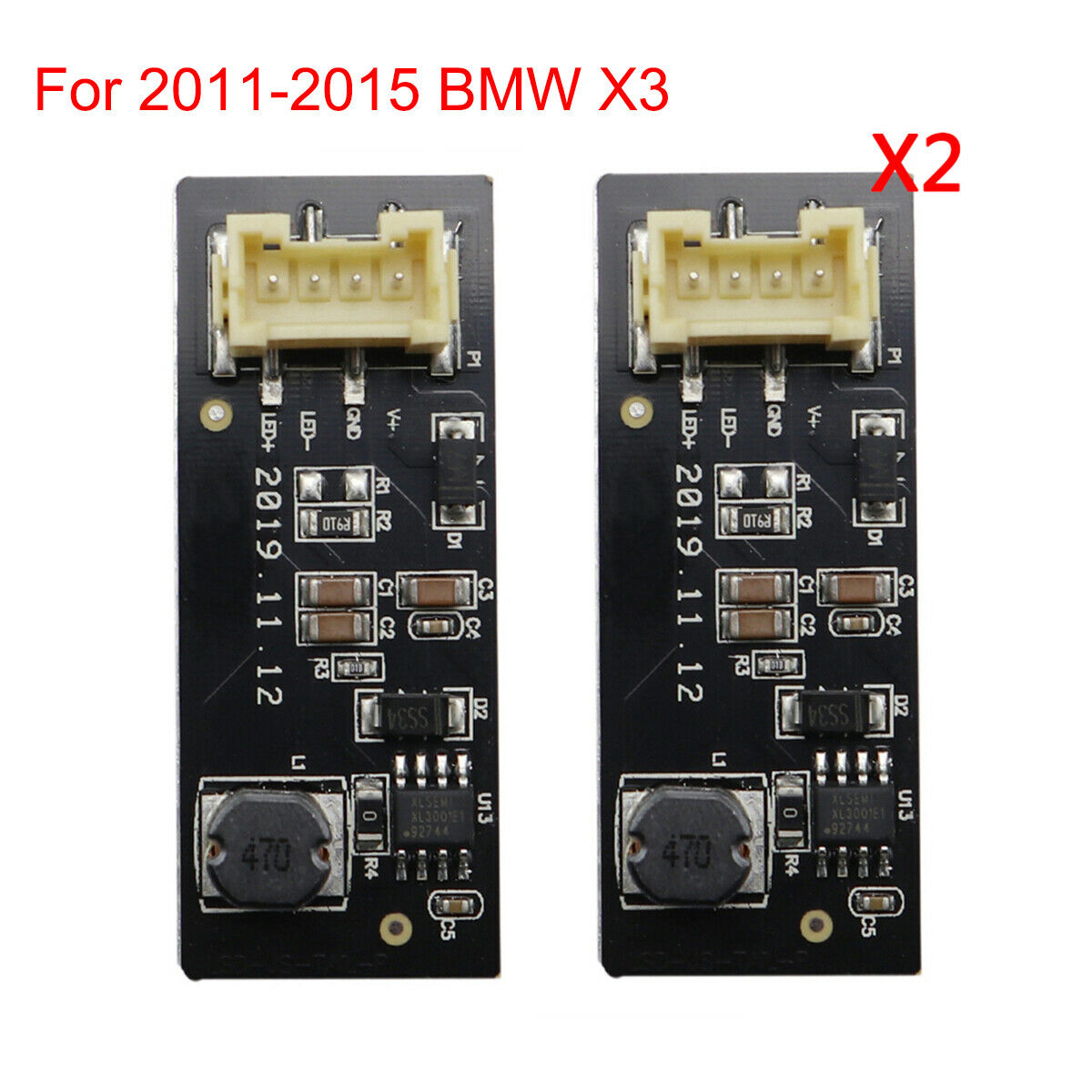 2PCS LED Tail Light Repair Replacement Driver Chip Board For 2011-2015 BMW X3