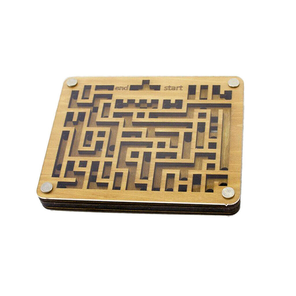 Traditional Table Maze Balance Board Puzzle Game for Kids Adults Gifts 6''