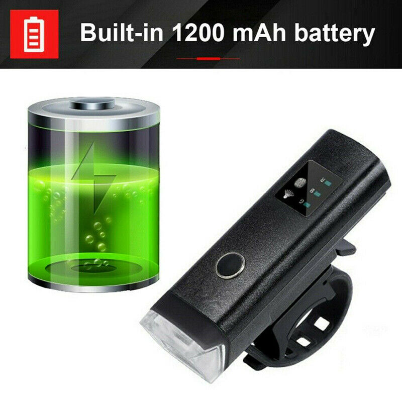 Bicycle Safety Light USB Rechargeable LED Bike Front Rear Light Set For Cycling