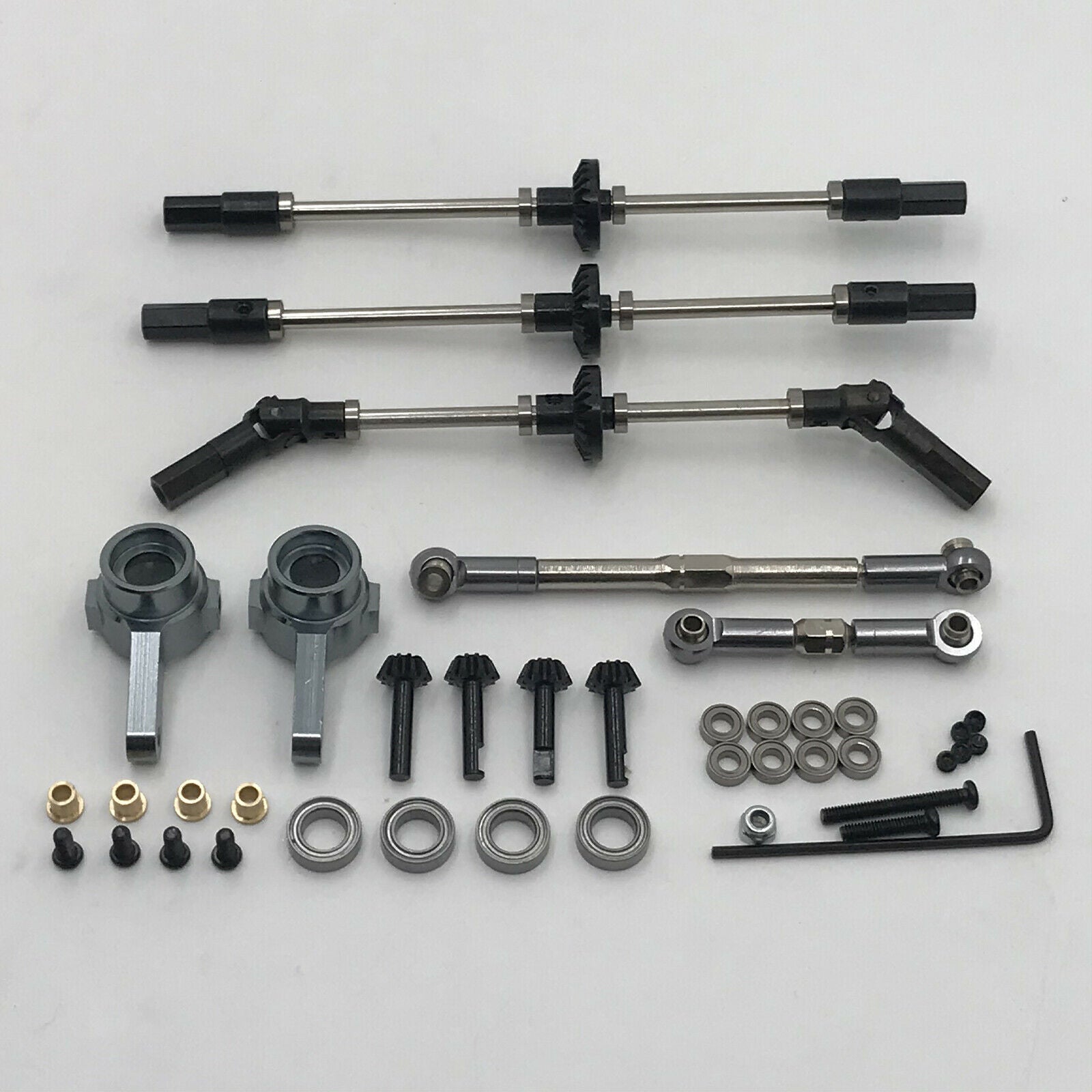 Exquisite CNC Upgrade Bridge Axle for WPL C14 C24 C-24 1/16 RC Crawler Car