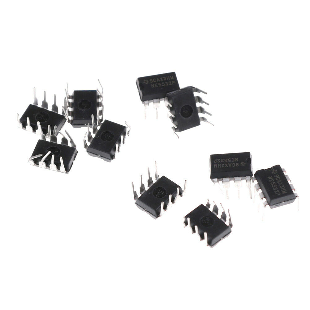 10Pcs NE5532P NE5532 DIP-8 Dual Low Noise Op-Amp T.l8