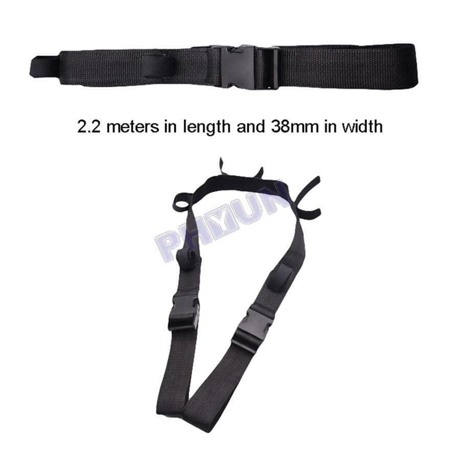 2x Car SUV Fishing Rod Rack Holder Straps Belts 31''-47'' Adjustable Universal