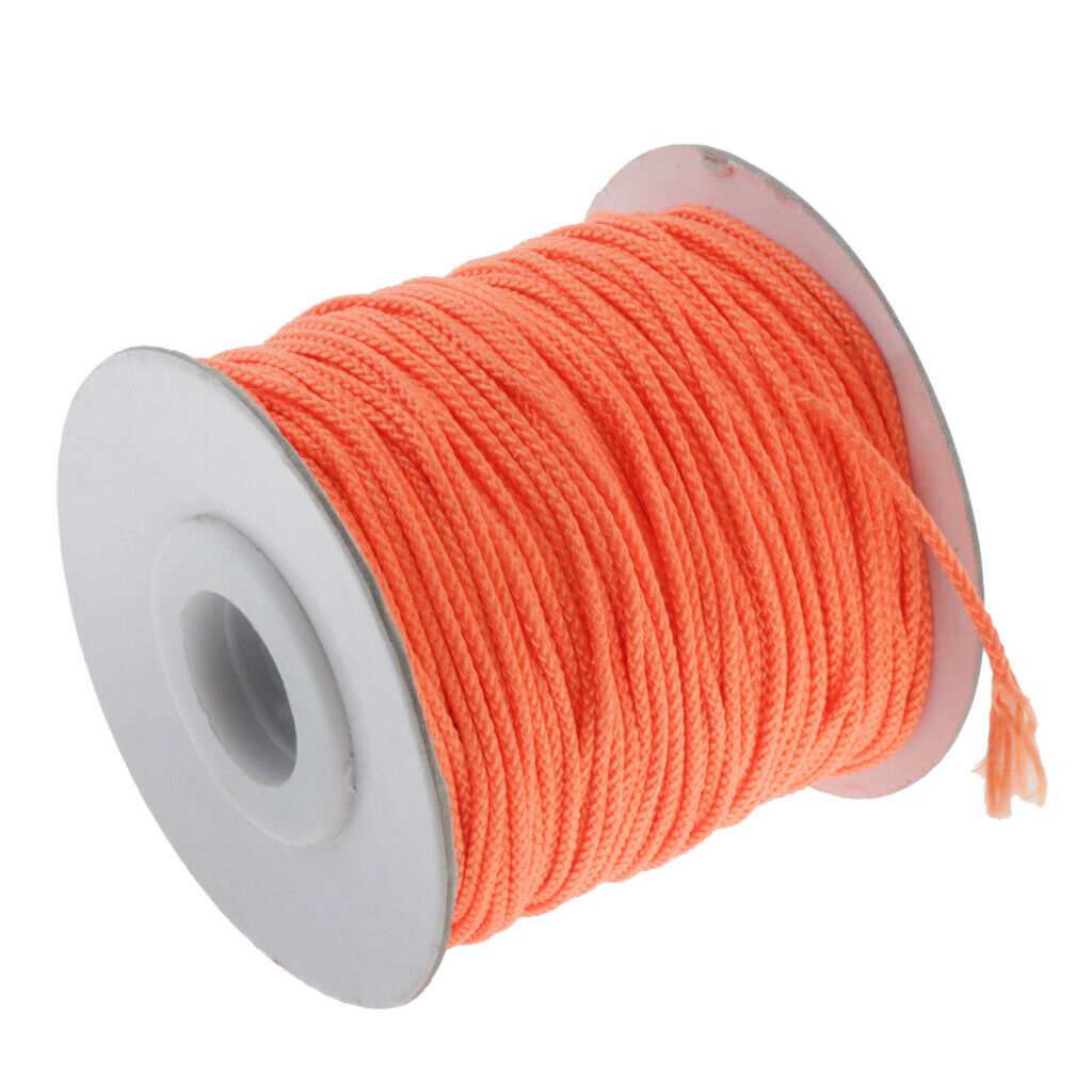 2 Pack Scuba Diving Reel Line Underwater Spool Rope 150FT Orange+Yellow