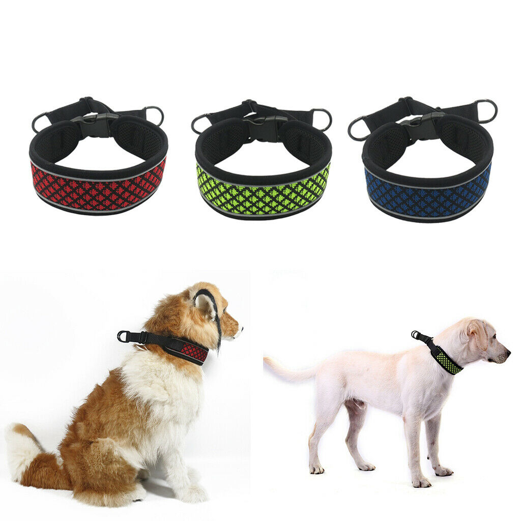 Reflective Pet Collar Adjustable Dog Puppy Collar For Small Medium Dog Red