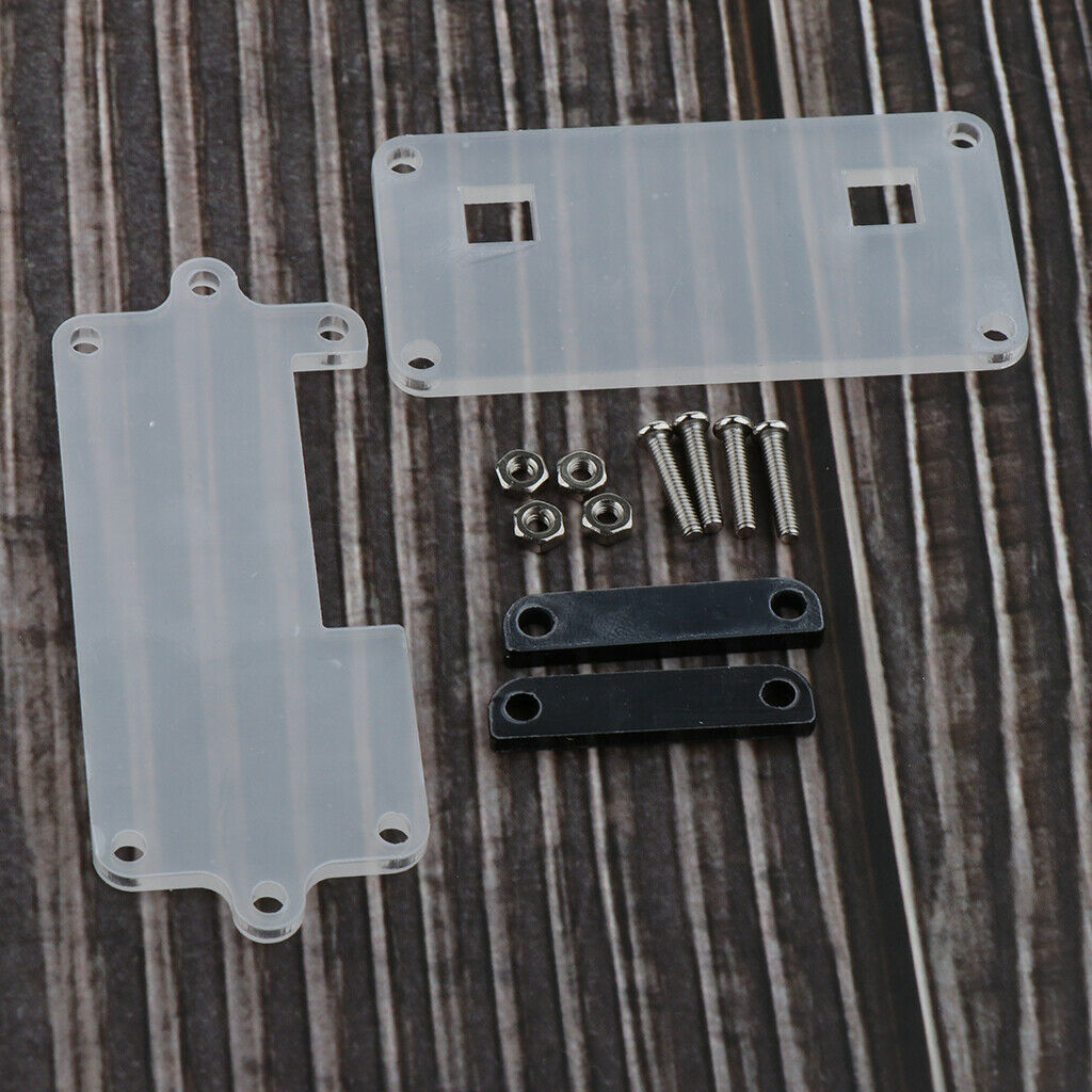 Acrylic Shell Case 4-Parts Transparent Enclosure for BBC Micro:Bit Board #1