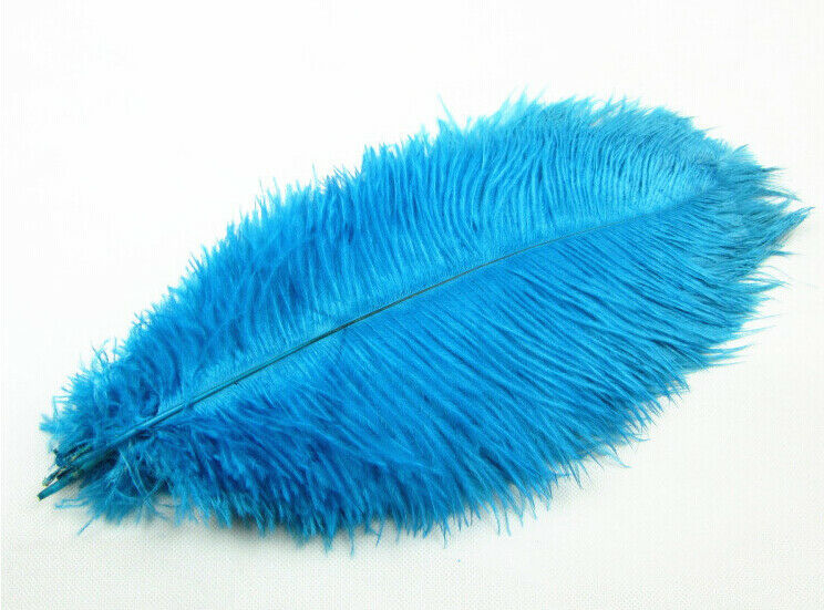 blue lake 100pcs 8-10 inches/20-25cm ostrich Feathers wedding decoration New