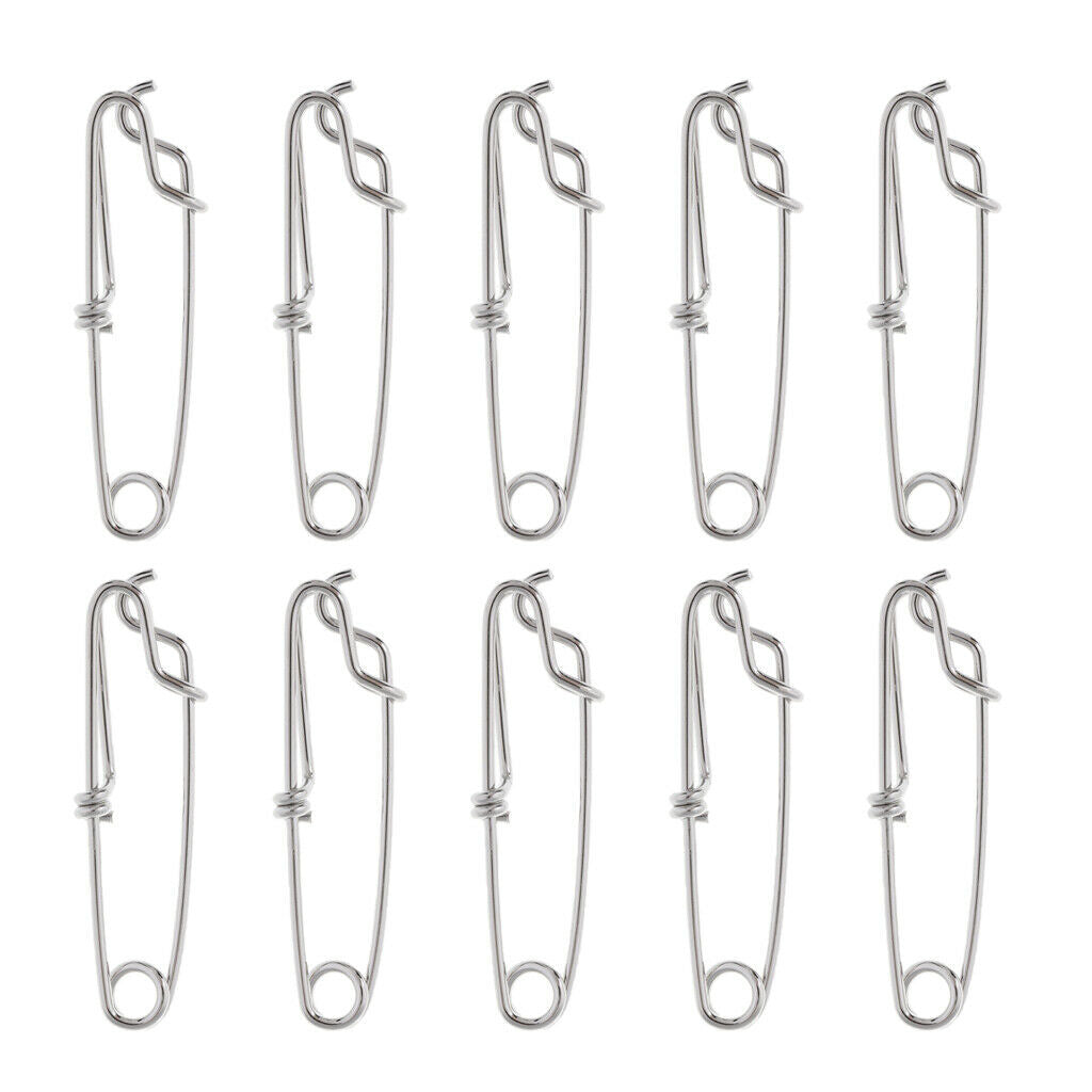 20 Pcs Fishing Clip Snap Long Line Stainless Fishing Connector Sea Fishing