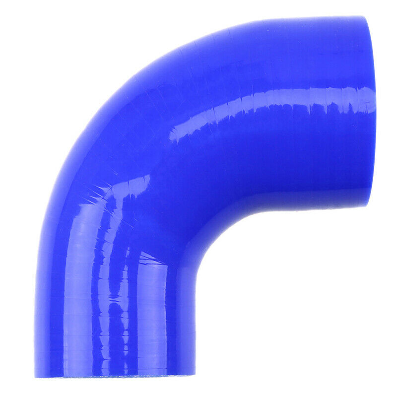 90 Degree 0.2" Elbow Silicone Hose 90 Degree 51-63mm Reducer COUPLER Blue