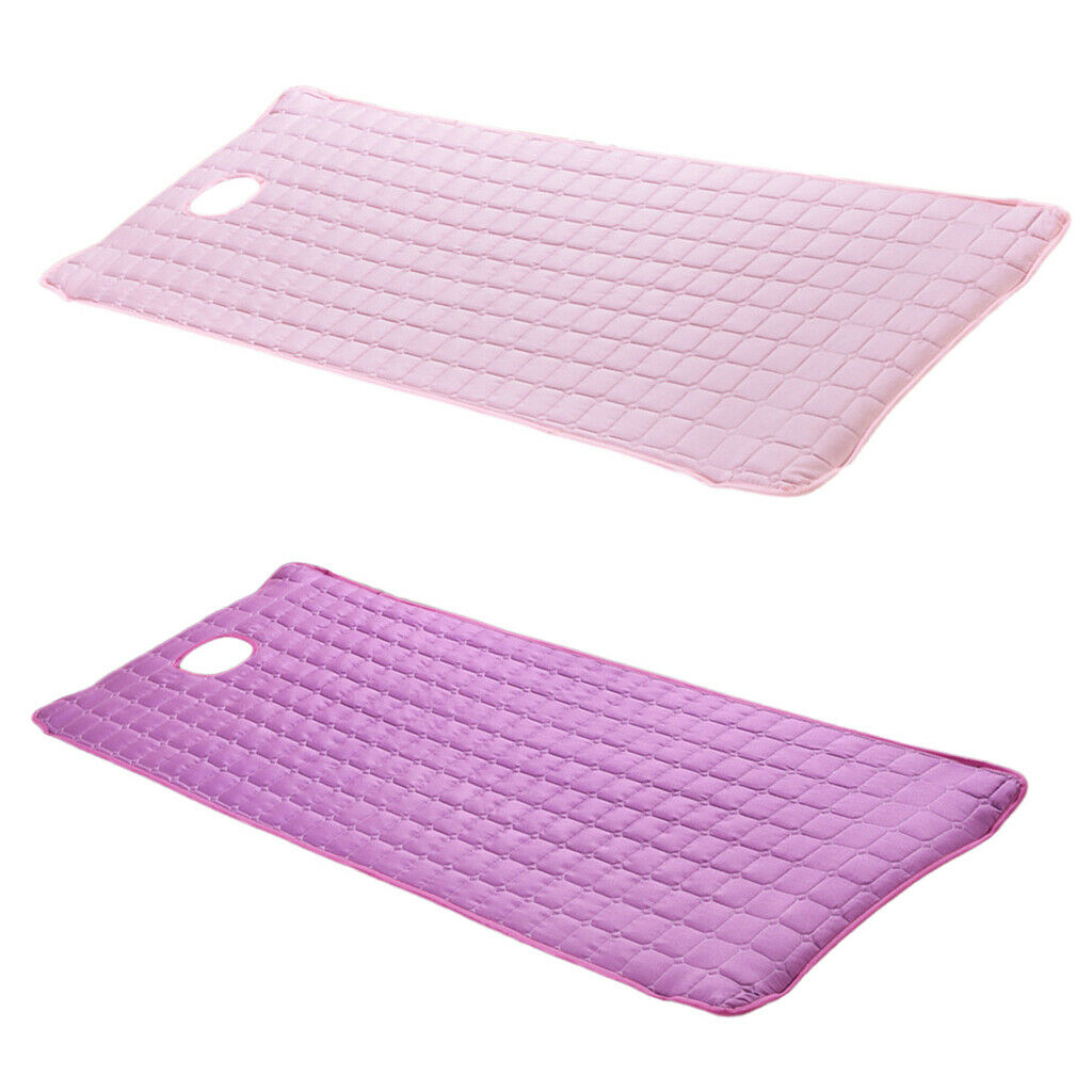 2pcs SPA Massage Treatment Bed Cover Mattresses  180x60cm  Pink