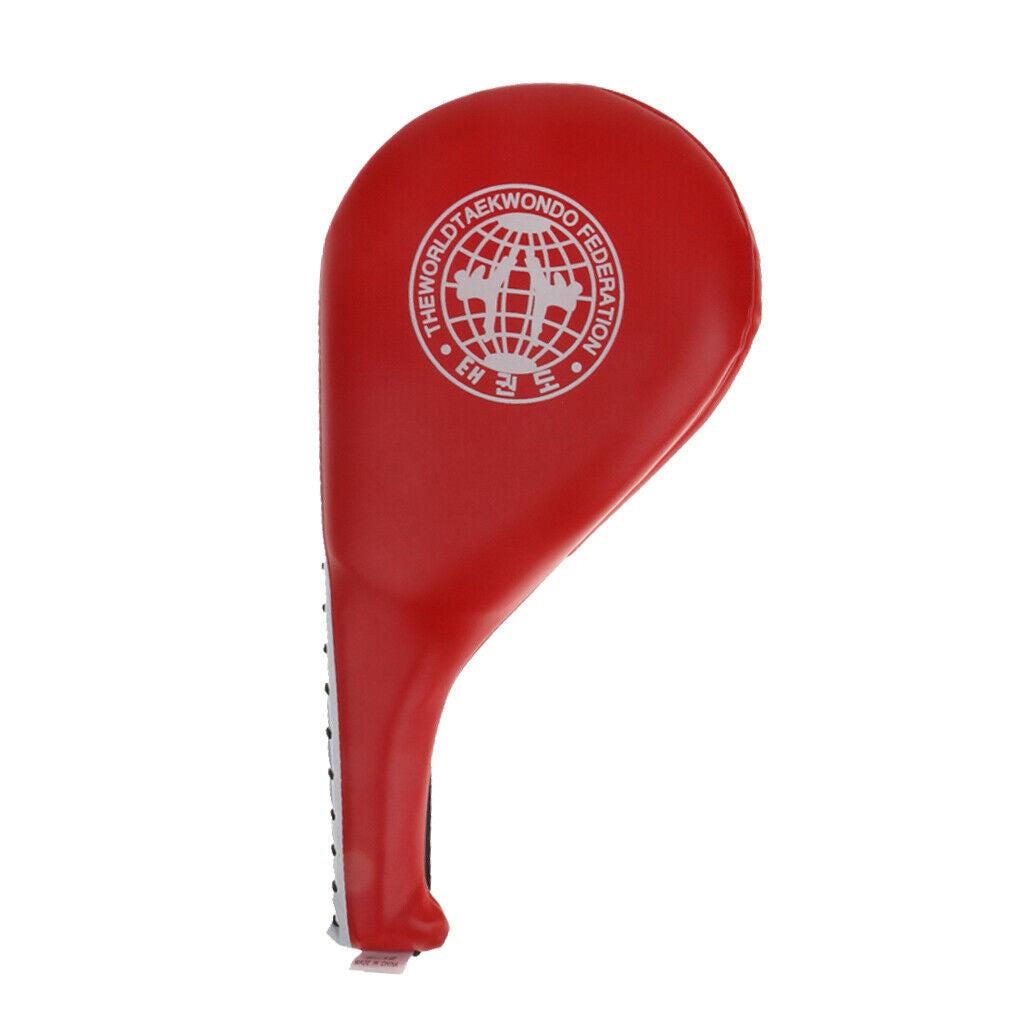 1Pcs Taekwondo Karate Kick Strike Floppy Paddle/Clapper Target Pad Red