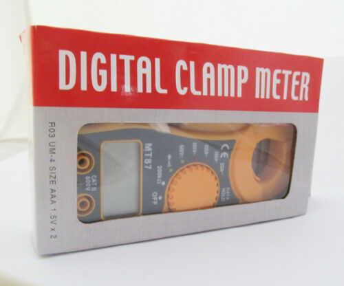 Digital AC Clamp Meter 450ACV 600DCV Ohm Voltage MT87