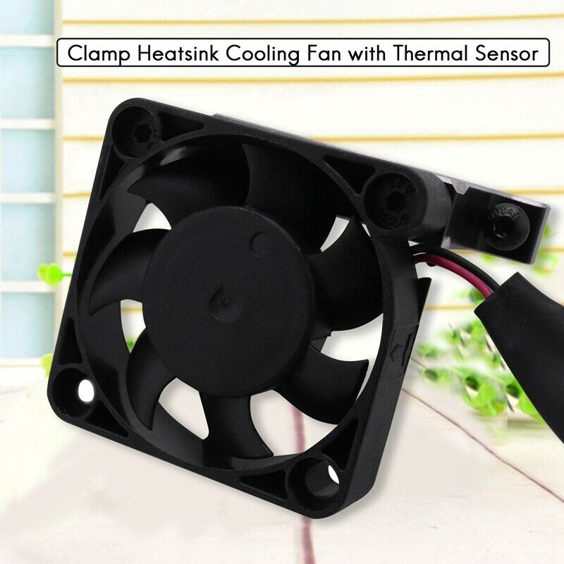 RC 4268 4274 Motors Heatsink + High Speed Cooling Fan CNC Machined Alu Alloy fF8